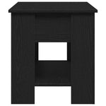 Kaffebord Svart Eik 101 X 49 X 52 Cm Konstruert Tre