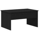 Kaffebord Svart Eik 80 X 50,5 X 41,5 Cm Konstruert Tre