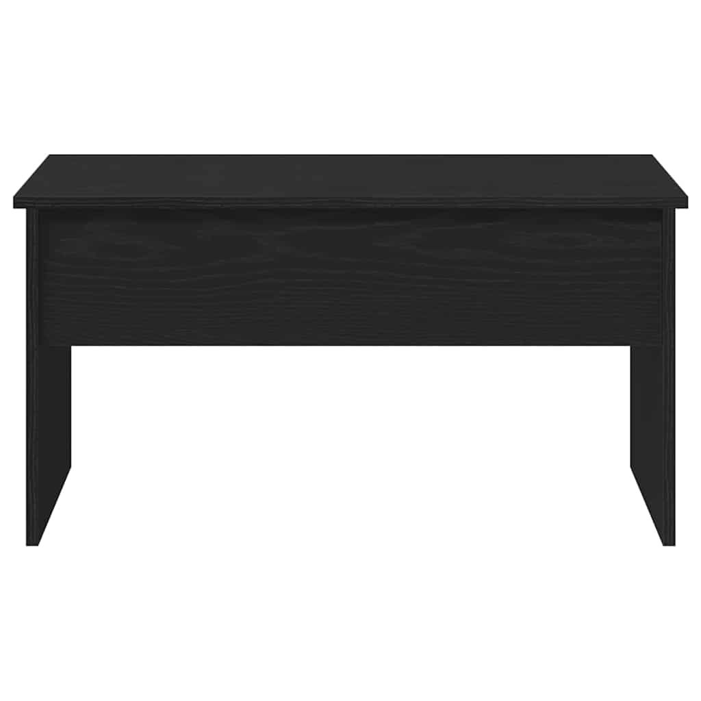 Kaffebord Svart Eik 80 X 50,5 X 41,5 Cm Konstruert Tre