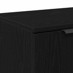 Tv-Skap Svart Eik 102 X 35 X 36,5 Cm Konstruert Tre