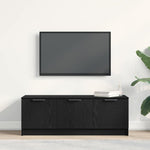 Tv-Skap Svart Eik 102 X 35 X 36,5 Cm Konstruert Tre