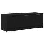 Tv-Skap Svart Eik 102 X 35 X 36,5 Cm Konstruert Tre