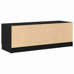 Tv-Skap Svart Eik 102 X 35 X 36,5 Cm Konstruert Tre