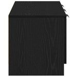Tv-Skap Svart Eik 102 X 35 X 36,5 Cm Konstruert Tre