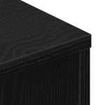 Tv-Skap 2 Pcs Svart Eik 80 X 30 X 30 Cm Konstruert Tre
