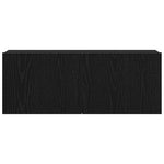 Tv-Skap 2 Pcs Svart Eik 80 X 30 X 30 Cm Konstruert Tre