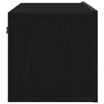 Tv-Skap 2 Pcs Svart Eik 80 X 30 X 30 Cm Konstruert Tre