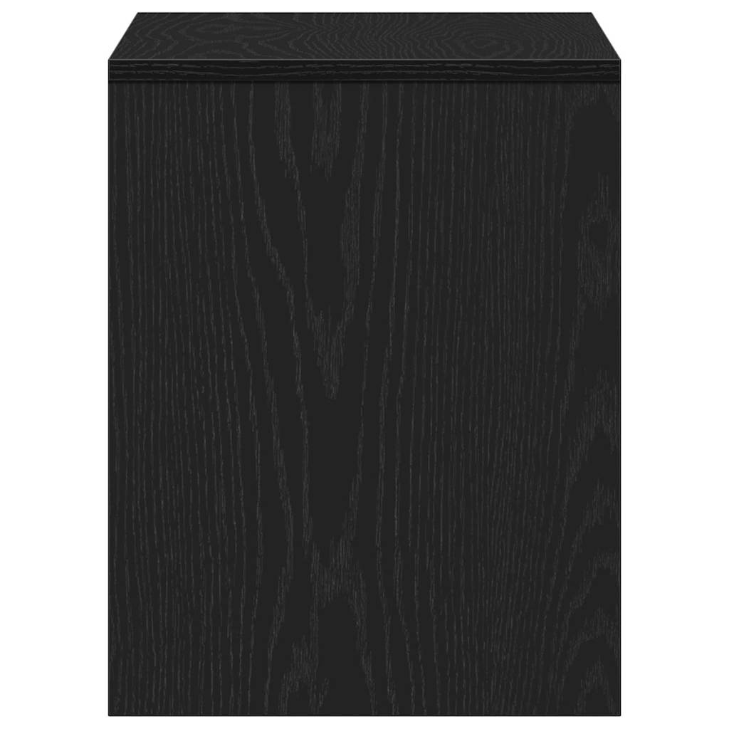 Kledestol Svart Eik 70 X 35 X 45 Cm Konstruert Tre