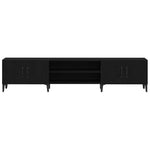 Tv-Skap Svart Eik 180 X 31,5 X 40 Cm Konstruert Tre