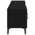 Tv-Skap Svart Eik 180 X 31,5 X 40 Cm Konstruert Tre