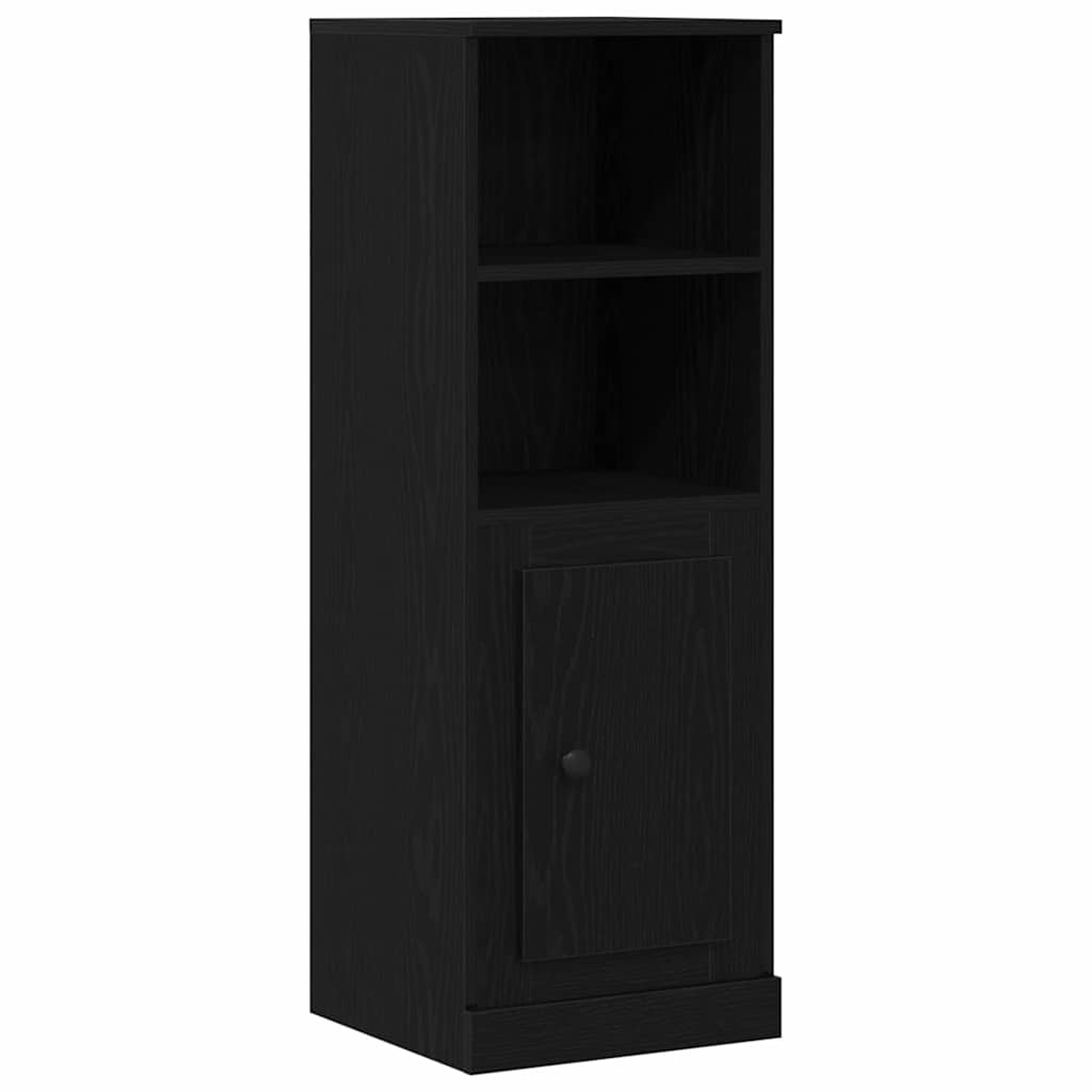 Highboard Svart Eik 36 X 35.5 X 103.5 Cm Konstruert Tre