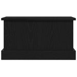 Lagringsboks Svart Eik 50 X 30 X 28 Cm Konstruert Tre