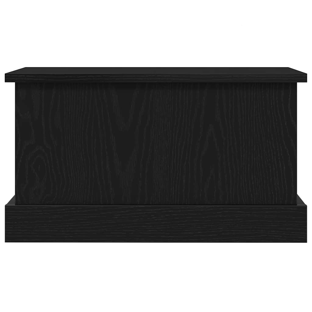 Lagringsboks Svart Eik 50 X 30 X 28 Cm Konstruert Tre