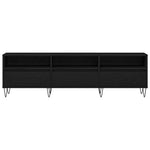 Tv-Skap Med Skuff Svart Eik 150 X 30 X 44,5 Cm Konstruert Tre