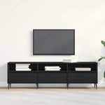 Tv-Skap Svart Eik 150 X 30 X 44,5 Cm Konstruert Tre