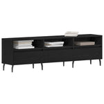 Tv-Skap Svart Eik 150 X 30 X 44,5 Cm Konstruert Tre