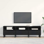Tv-Skap Med Skuff Svart Eik 150 X 30 X 44,5 Cm Konstruert Tre