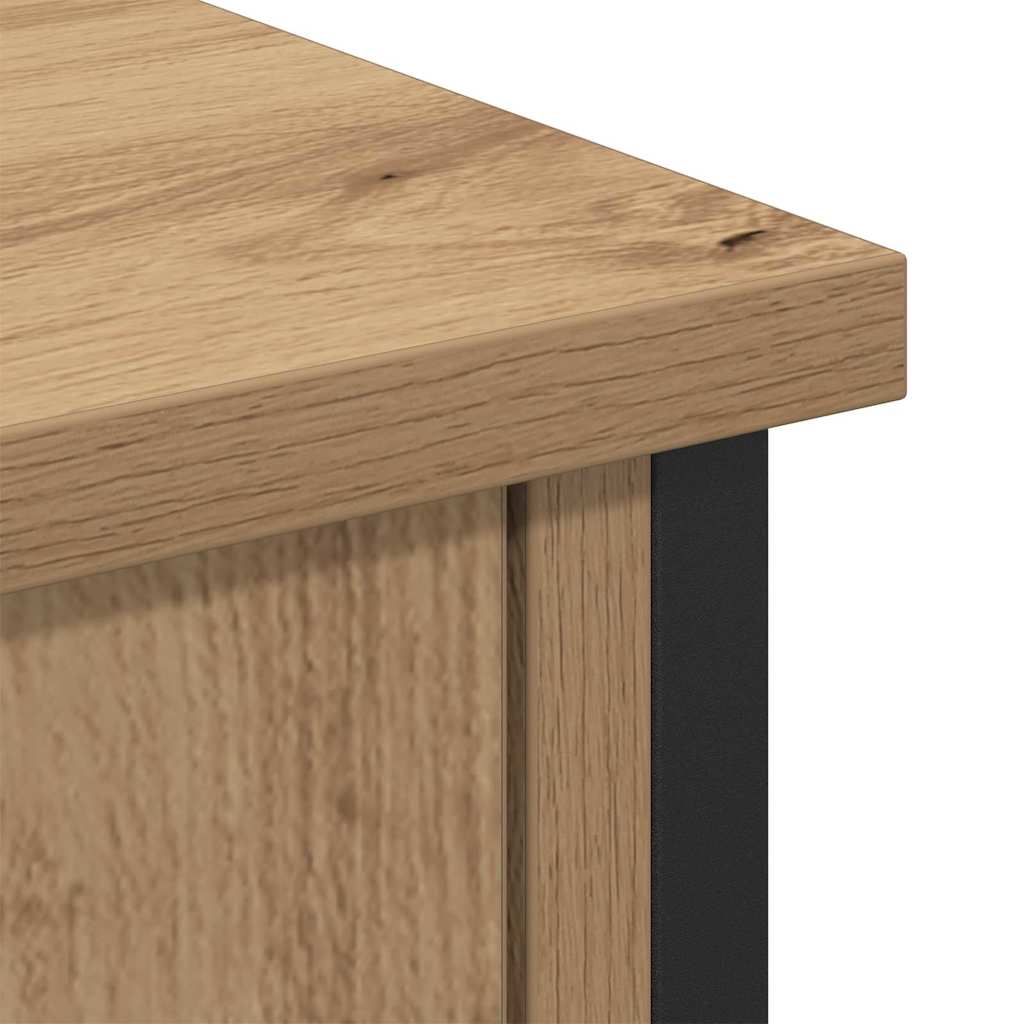 Tv-Benksett Artisan Eik 101 X 35 X 65 Cm Konstruert Tre