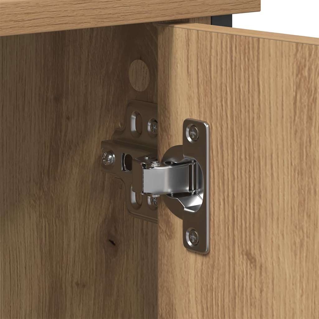 Tv-Benksett Artisan Eik 101 X 35 X 65 Cm Konstruert Tre