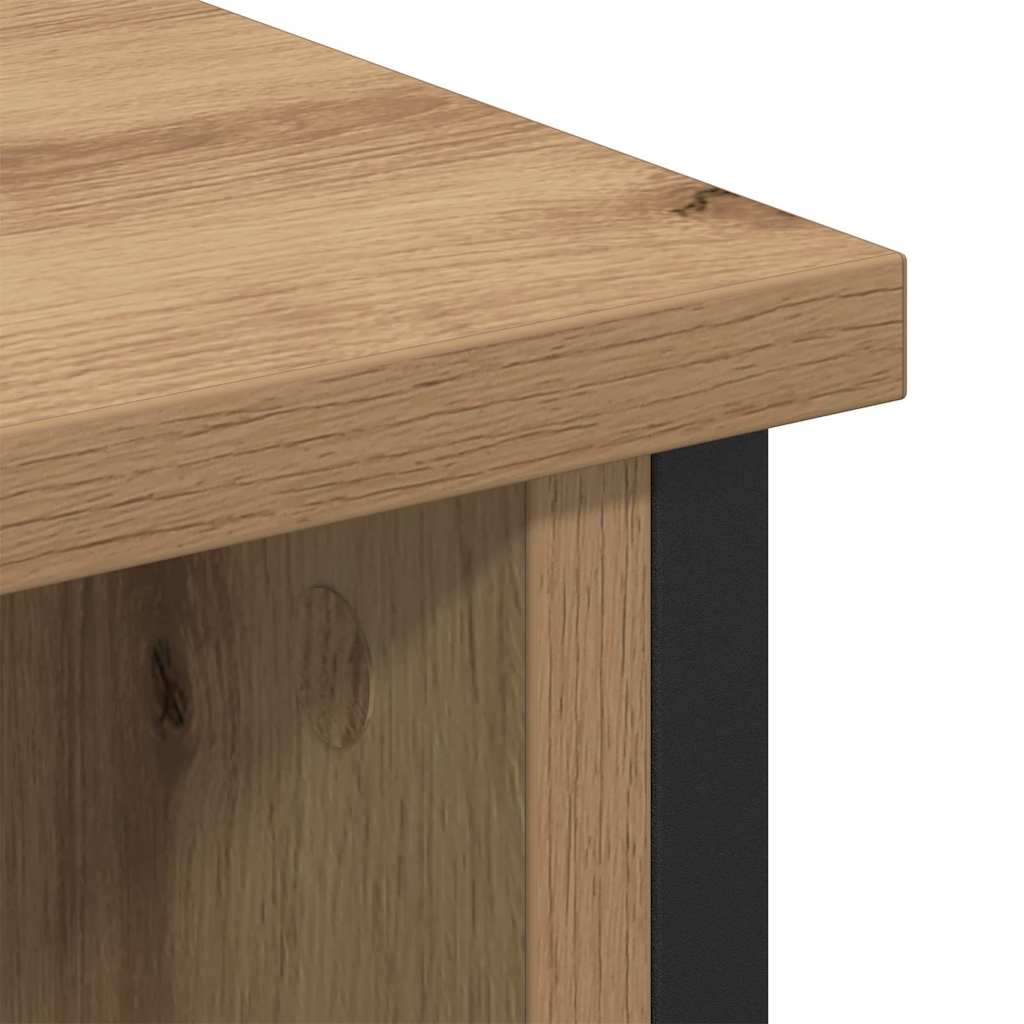 Tv-Benksett Artisan Eik 100 X 35 X 45 Cm Konstruert Tre