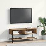 Tv-Benksett Artisan Eik 100 X 35 X 45 Cm Konstruert Tre