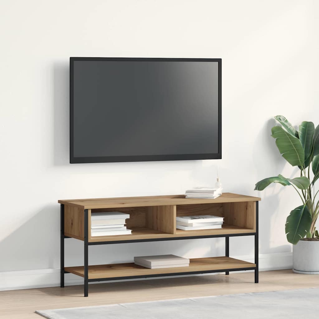 Tv-Benksett Artisan Eik 100 X 35 X 45 Cm Konstruert Tre
