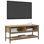 Tv-Benksett Artisan Eik 100 X 35 X 45 Cm Konstruert Tre