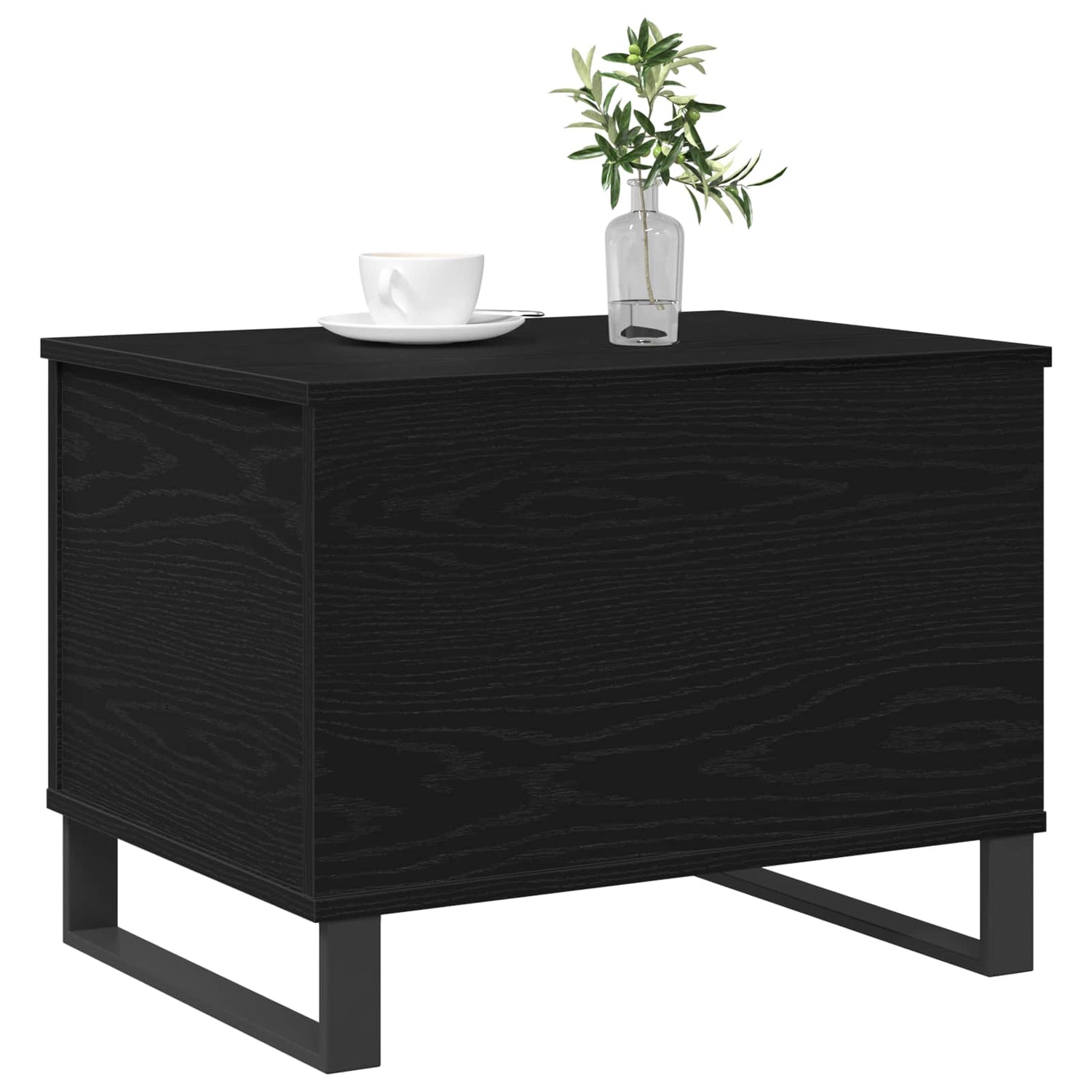 Kaffebord Svart Eik 60 X 44,5 X 45 Cm