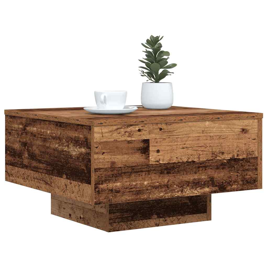 Kaffebord Gammelt Tre 55 X 55 X 31 Cm Konstruert Tre
