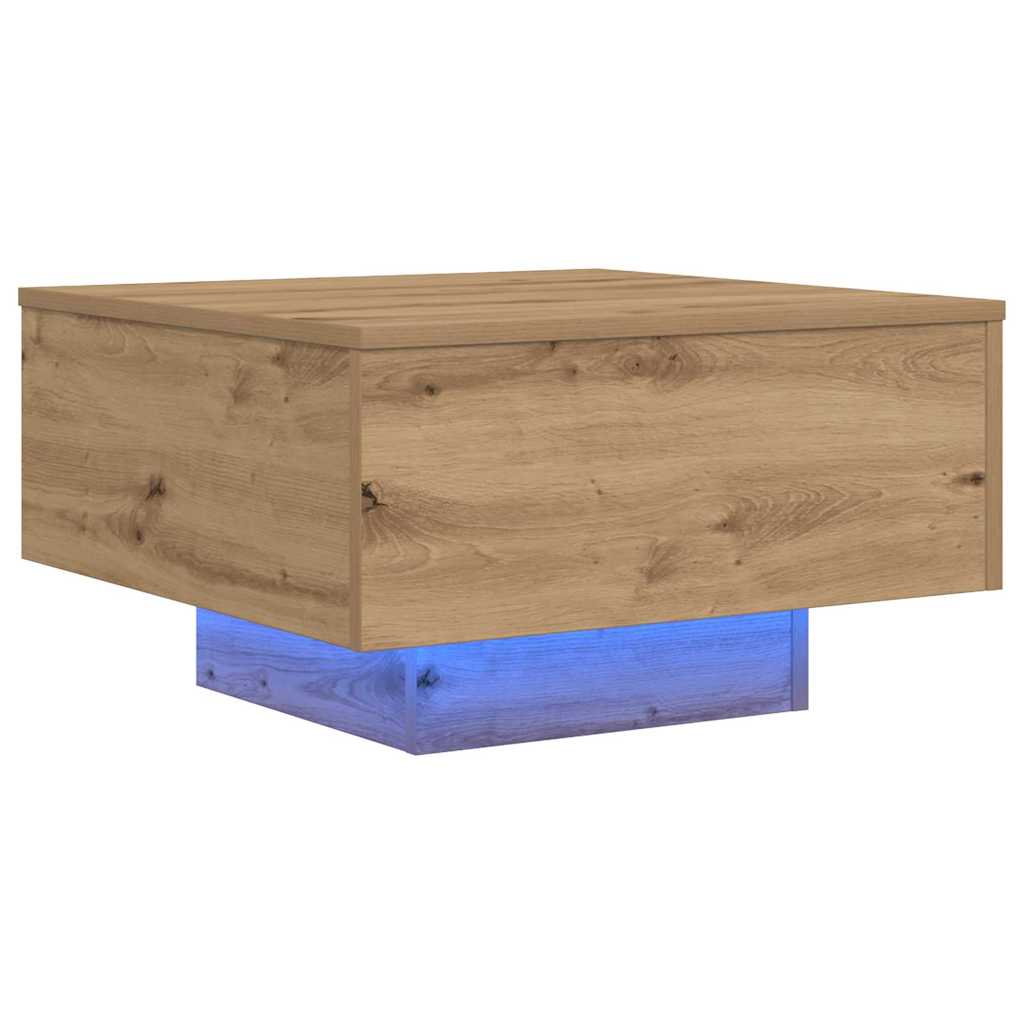 Kaffebord Artisan Eik 55 X 55 X 31 Cm Konstruert Tre