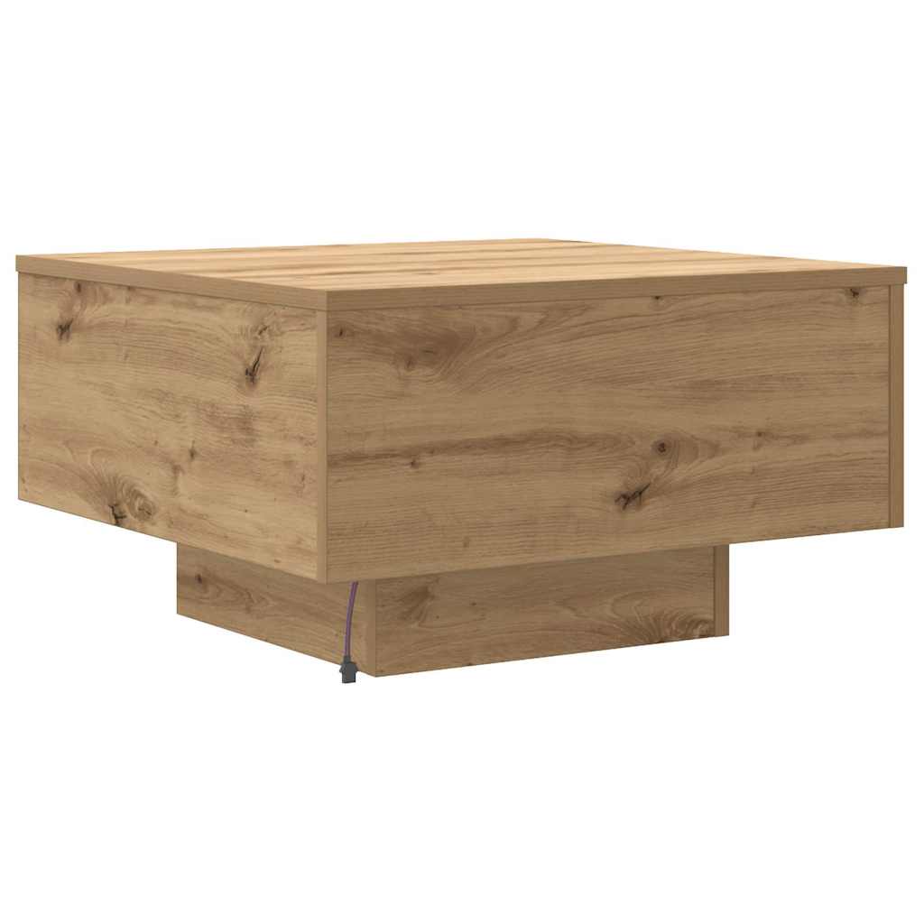Kaffebord Artisan Eik 55 X 55 X 31 Cm Konstruert Tre