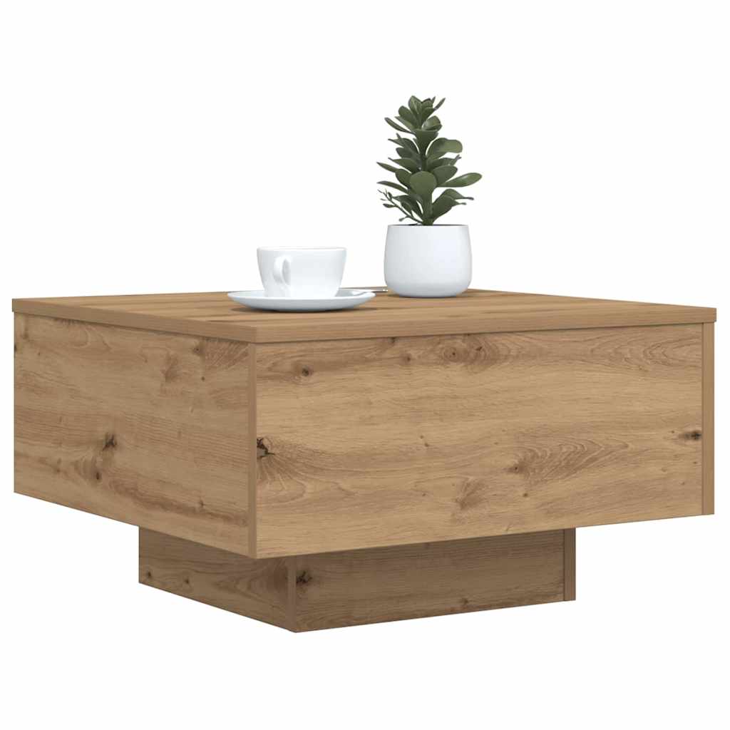 Kaffebord Artisan Eik 55 X 55 X 31 Cm Konstruert Tre