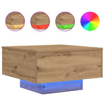 Kaffebord Artisan Eik 55 X 55 X 31 Cm Konstruert Tre