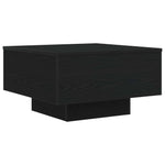 Kaffebord Svart Eik 55 X 55 X 31 Cm Konstruert Tre