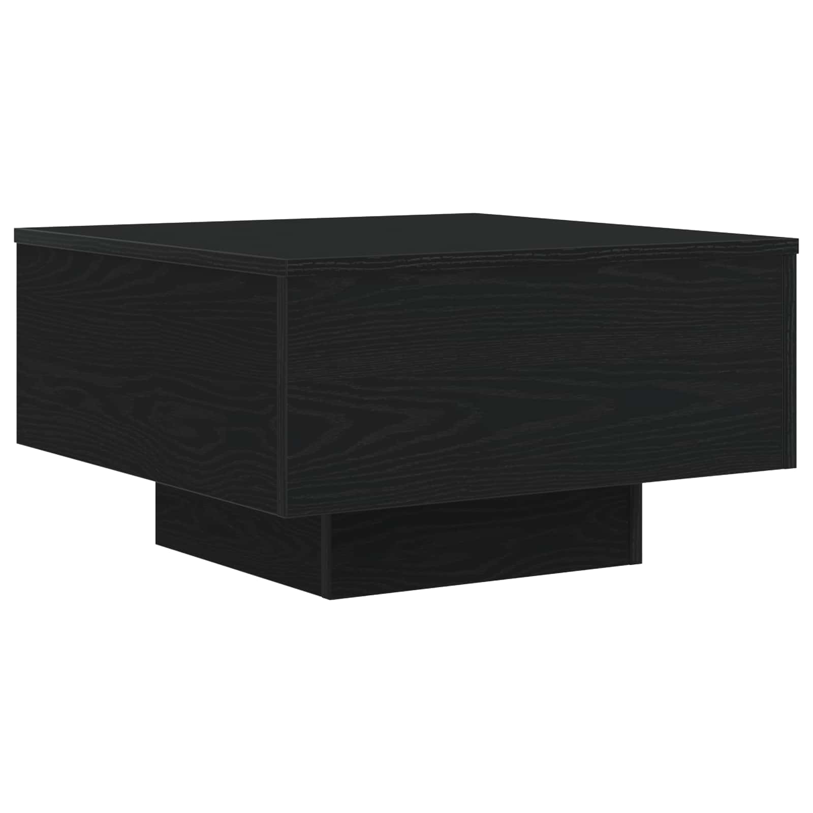 Kaffebord Svart Eik 55 X 55 X 31 Cm Konstruert Tre