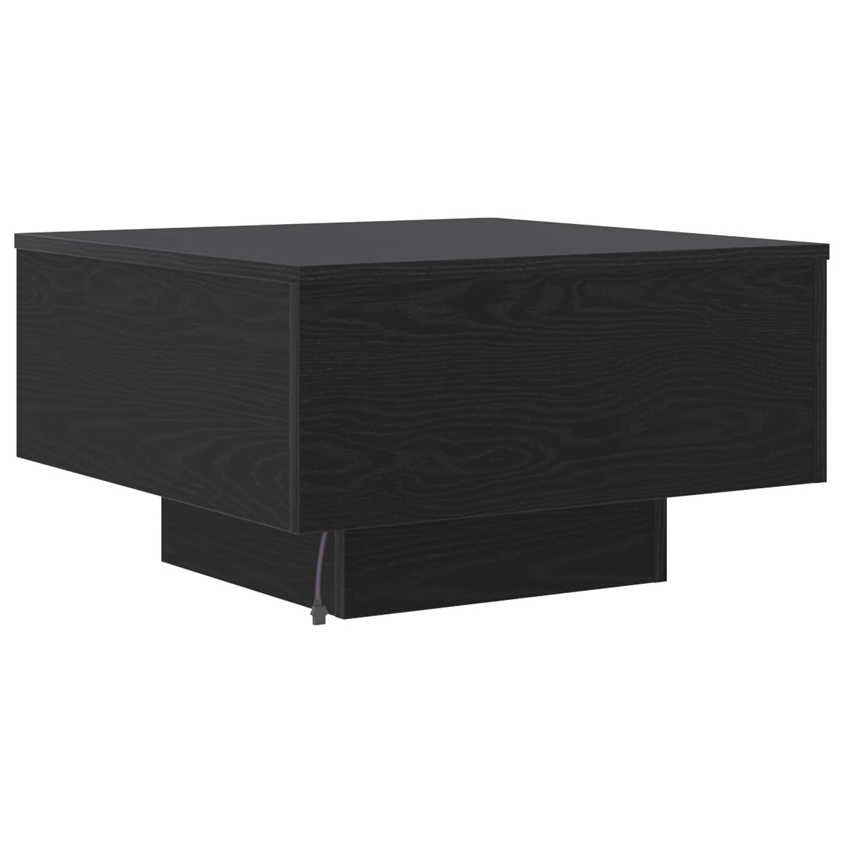 Kaffebord Svart Eik 55 X 55 X 31 Cm Konstruert Tre