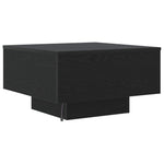 Kaffebord Svart Eik 55 X 55 X 31 Cm Konstruert Tre