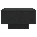 Kaffebord Svart Eik 55 X 55 X 31 Cm Konstruert Tre