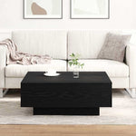 Kaffebord Svart Eik 80 X 80 X 31 Cm