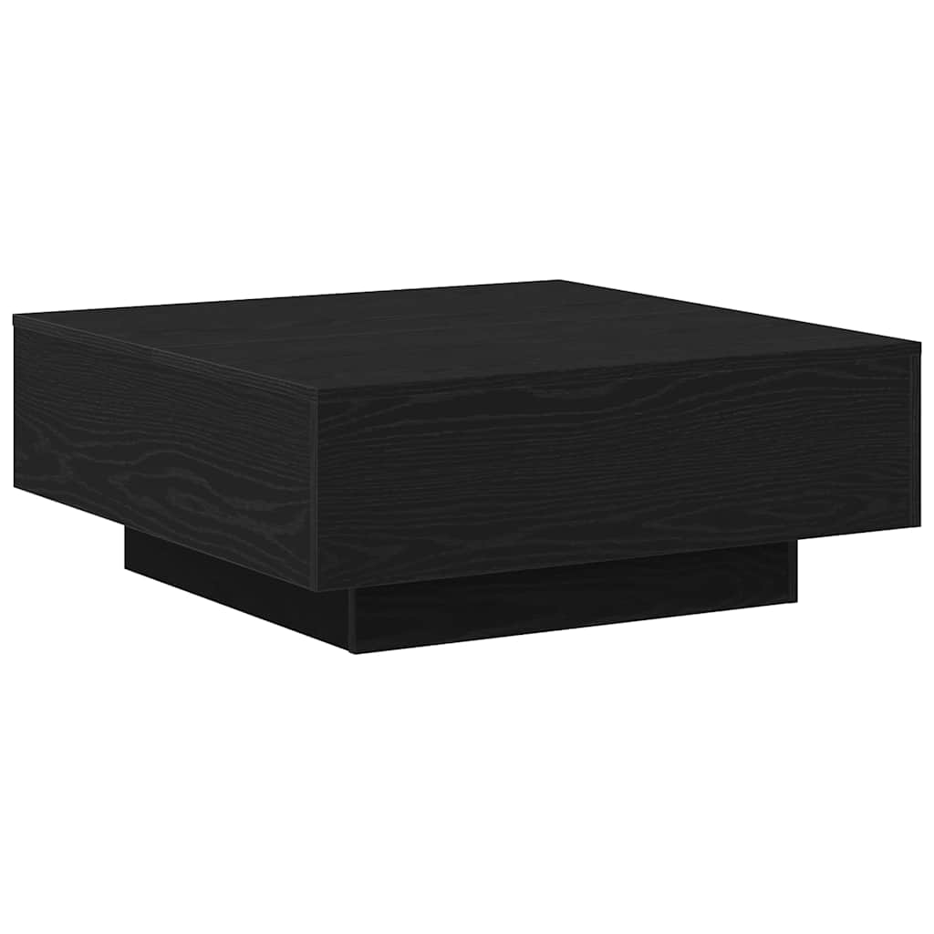 Kaffebord Svart Eik 80 X 80 X 31 Cm