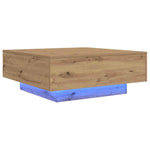 Kaffebord Artisan Eik 80 X 80 X 31 Cm Konstruert Tre