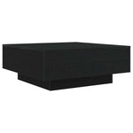 Kaffebord Svart Eik 80 X 80 X 31 Cm Konstruert Tre