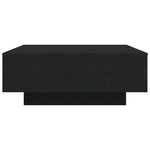 Kaffebord Svart Eik 80 X 80 X 31 Cm Konstruert Tre