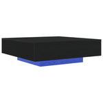 Kaffebord Svart Eik 100 X 100 X 31 Cm Konstruert Tre
