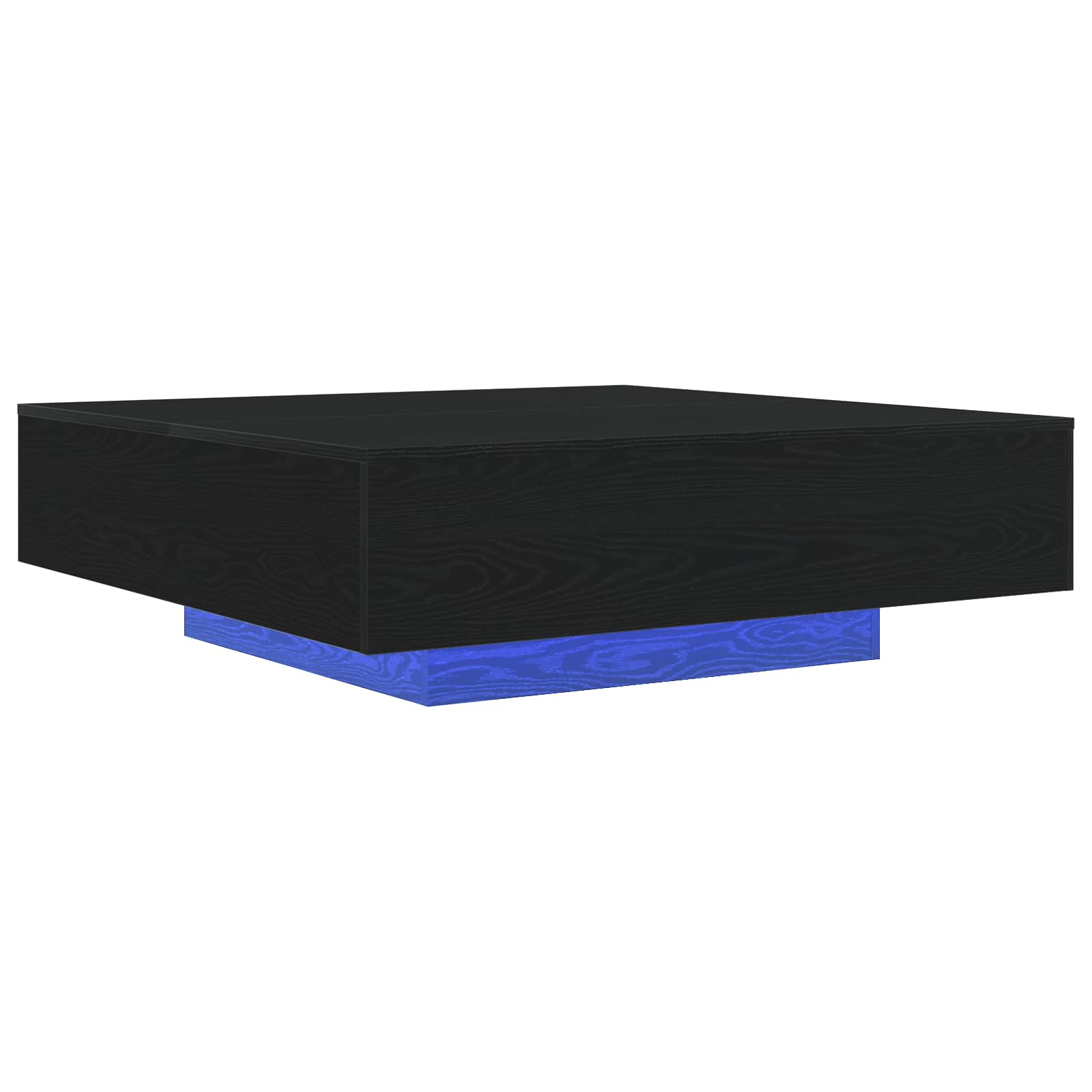 Kaffebord Svart Eik 100 X 100 X 31 Cm Konstruert Tre
