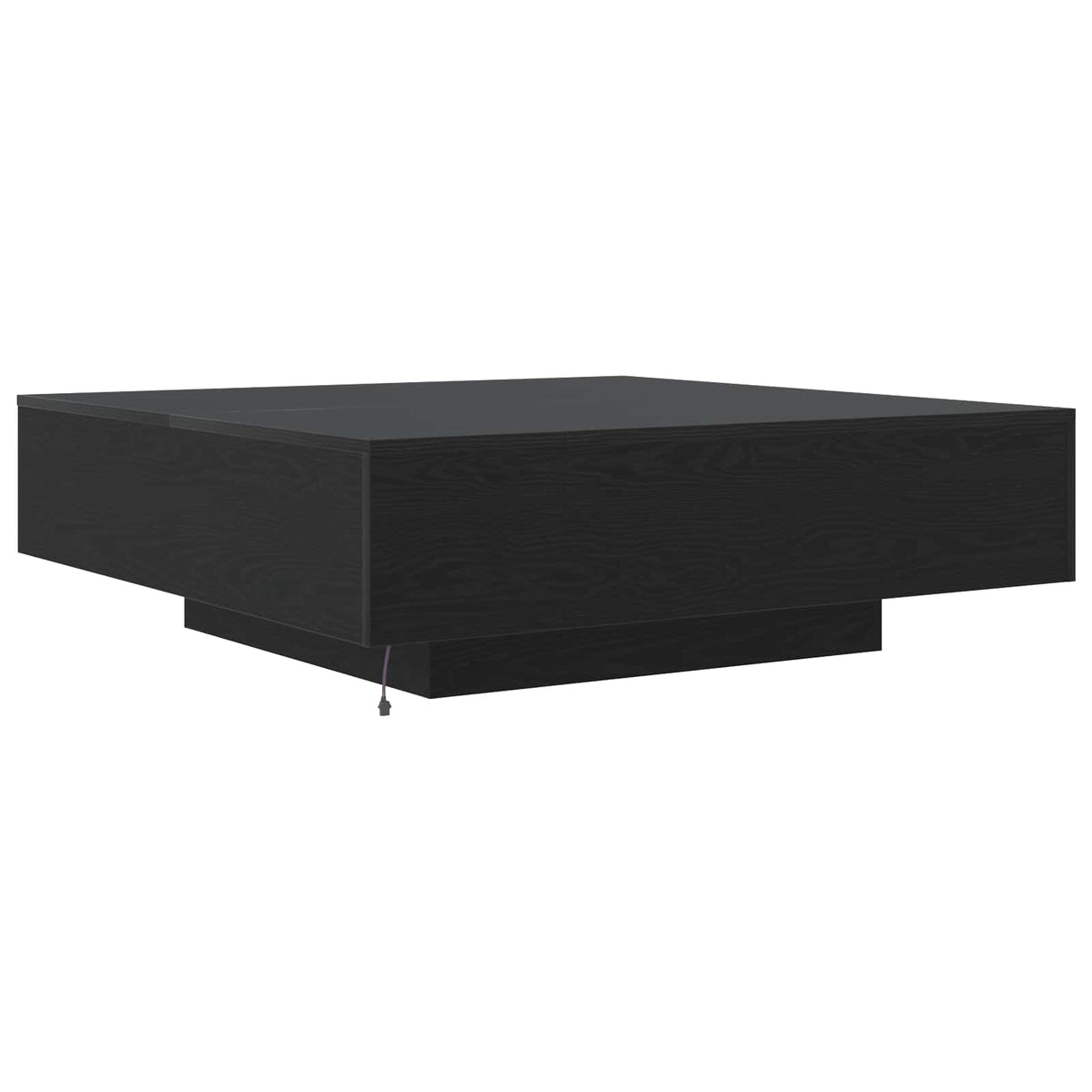 Kaffebord Svart Eik 100 X 100 X 31 Cm Konstruert Tre
