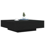 Kaffebord Svart Eik 100 X 100 X 31 Cm Konstruert Tre