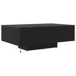 Kaffebord Svart Eik 85 X 55 X 31 Cm Konstruert Tre