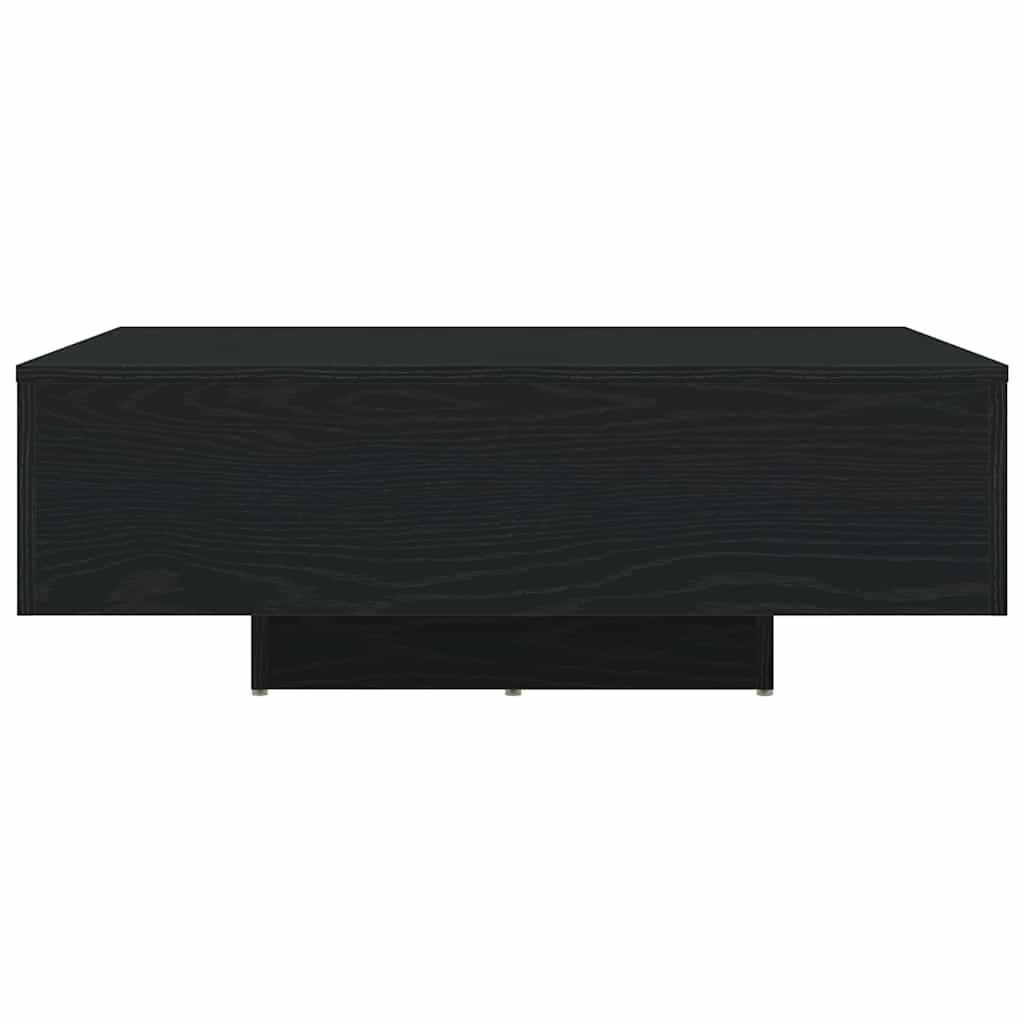 Kaffebord Svart Eik 85 X 55 X 31 Cm Konstruert Tre