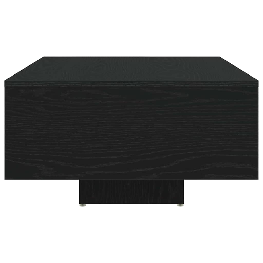 Kaffebord Svart Eik 85 X 55 X 31 Cm Konstruert Tre
